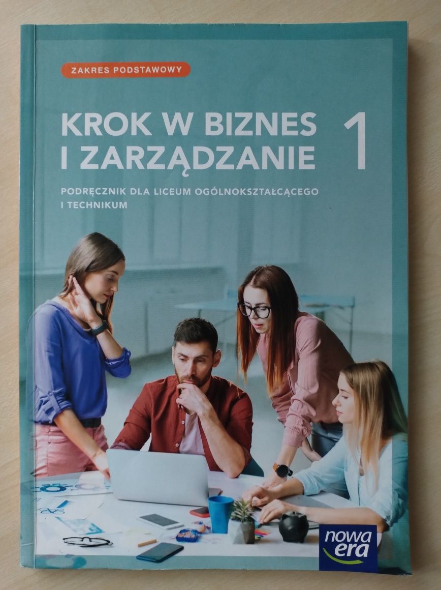 Krok w biznes i zarządzanie kl. 1 podręcznik i karty pracy