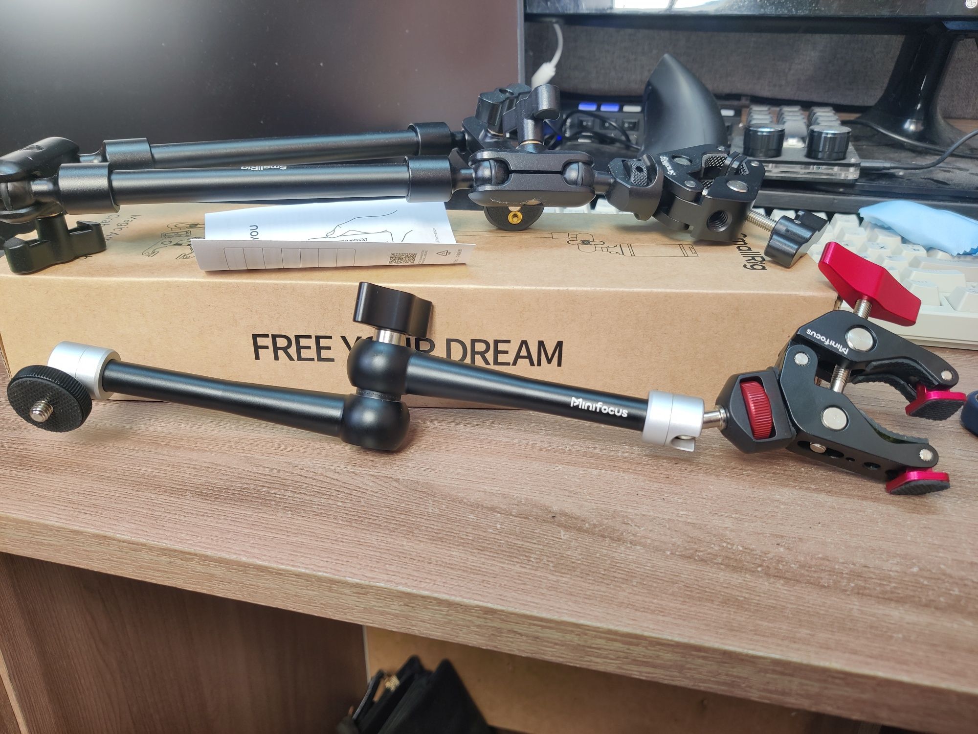 Smallrig та Minifocus magic arm. Магічна рука для відео