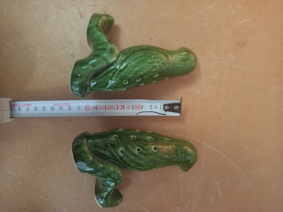 Faiança par de passarinhos antigos