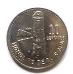 Moneta Gwatemala 10 centavos