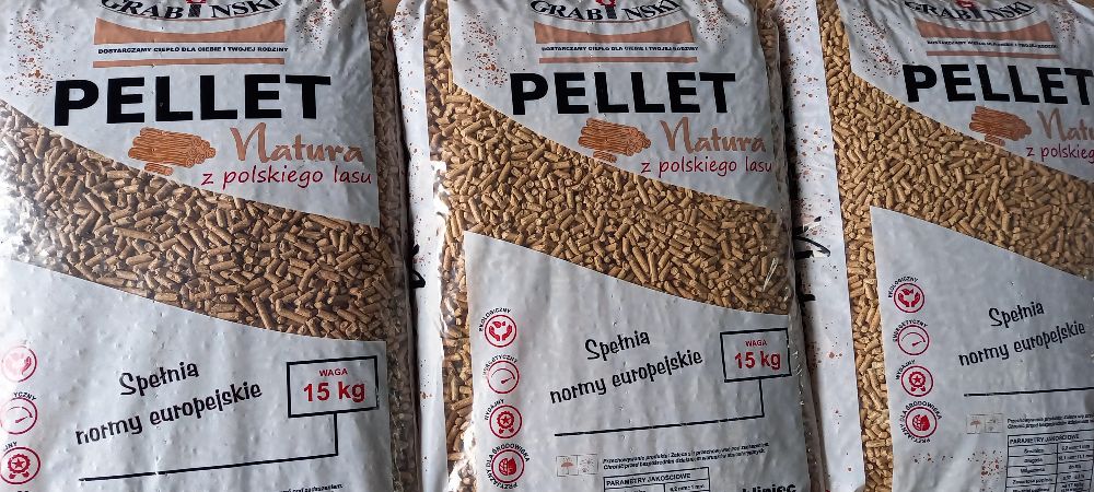 Pellet NATURA 100 % Pelet iglasty - wyprodukowany z czystej TROCINY !!