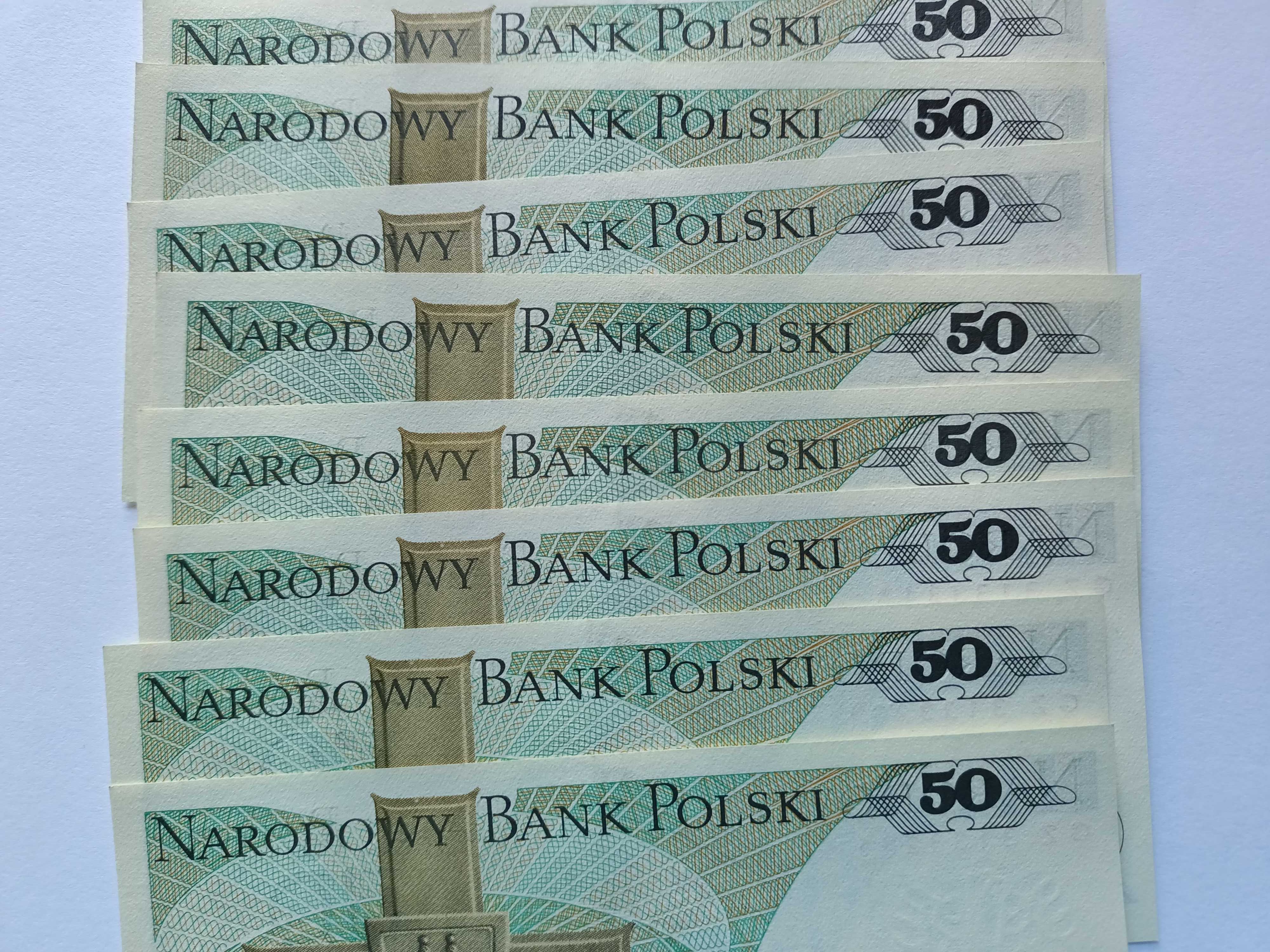 50 Złotych 1988 GZ , Karol Świerczewski stan UNC Bankowy