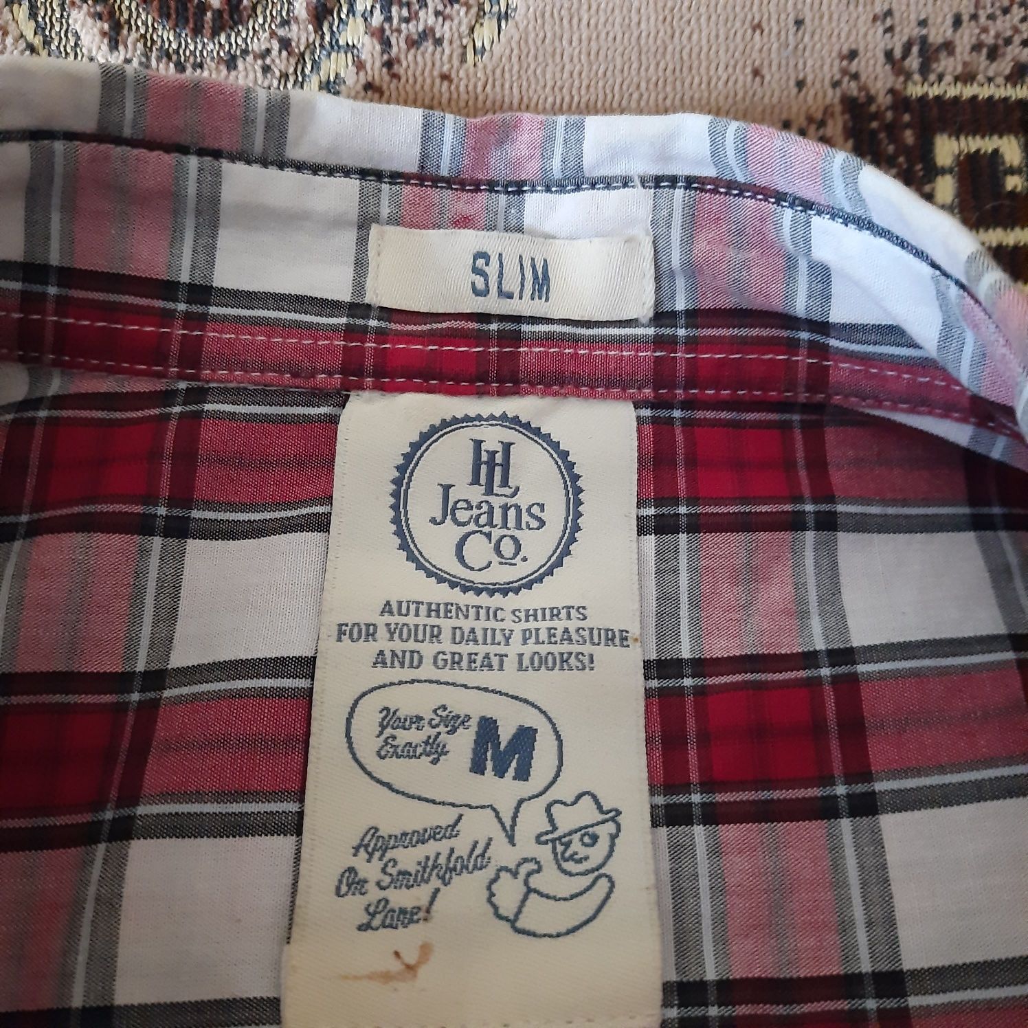 Сорочка на короткий рукав, в клітинку, Jeans Co, розмір 52-54