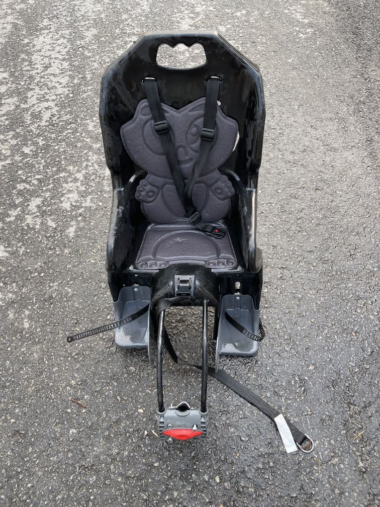 Cadeira para transporte de crianca em bicicleta
