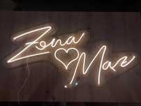 LED  z napisem - Żona < 3 Mąż
