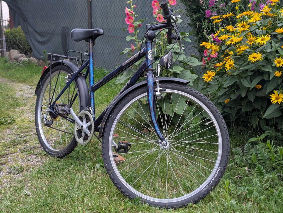 Rower górski niebieski shimano