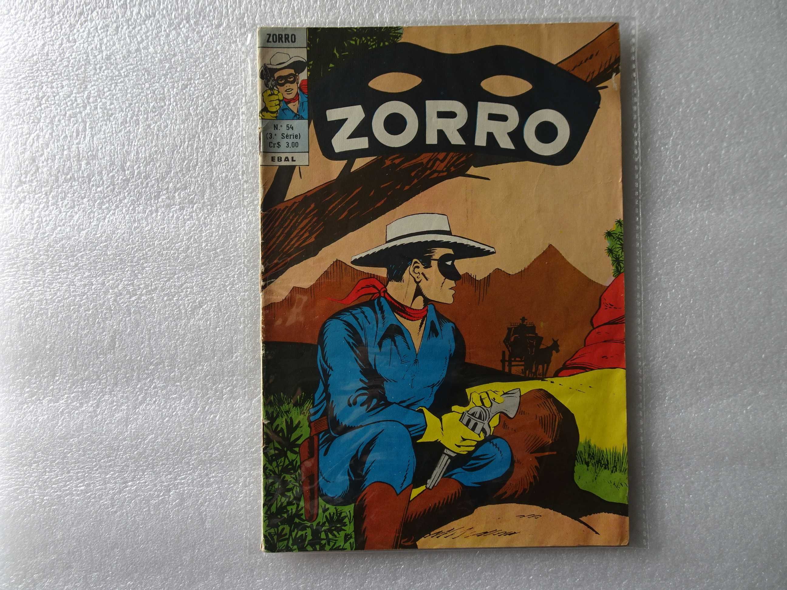 Livro EBAL - Zorro nº 54 (3ª série)