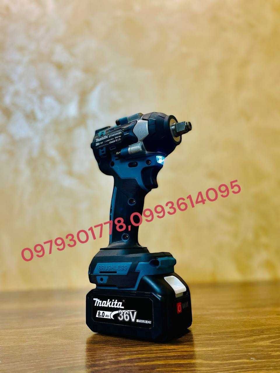 2в1 Гайковерт Аккумуляторный акумуляторний Бесщеточный Makita DTW650BL