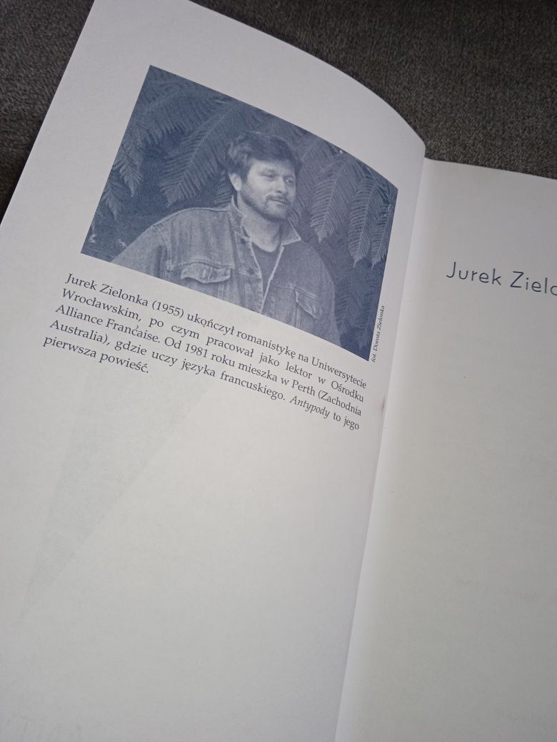 Powieść Antypody Jurek Zielonka