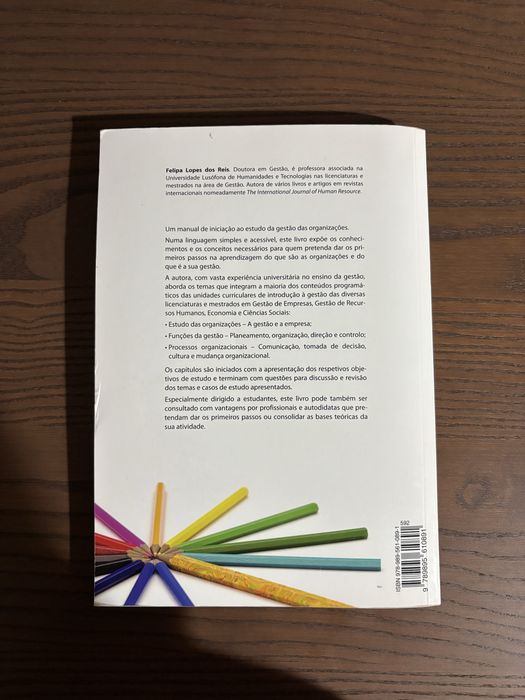 Manual de Gestão das Organizações - Felipa Lopes dos Reis