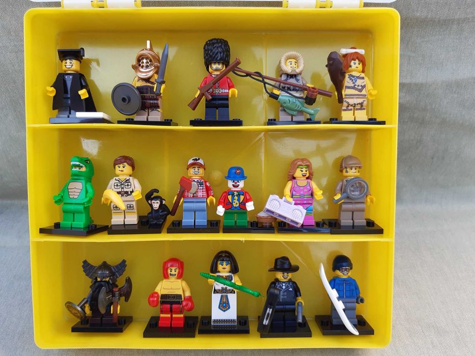 Lego Originais 16 Minifiguras Série 5 Conjunto Completo com Folhetos