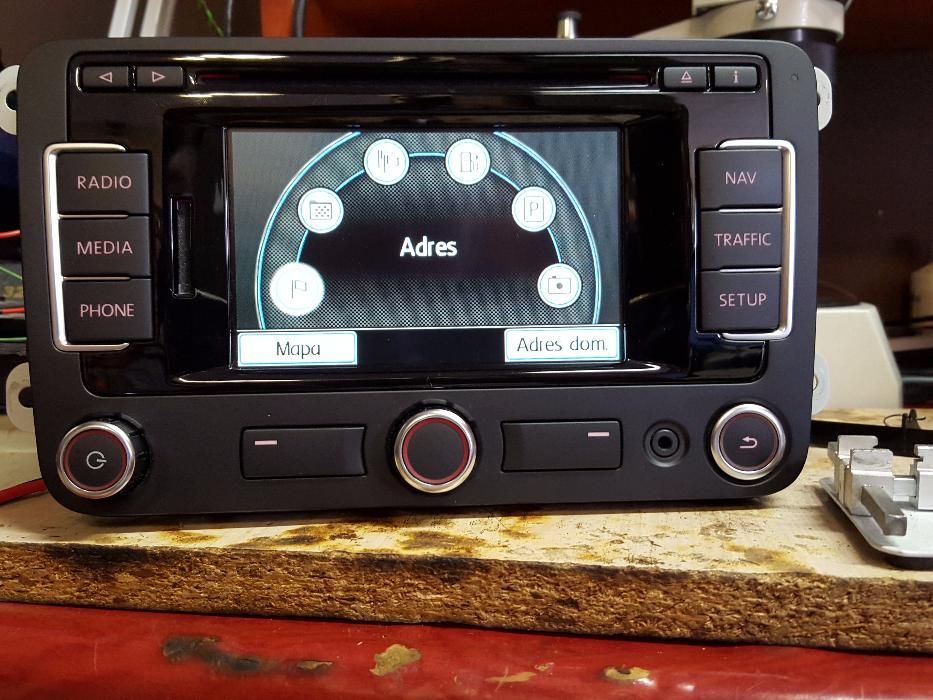 VW Skoda Seat RNS 310 315 Polskie Menu Polski Lektor Mapa 2023 Naprawa