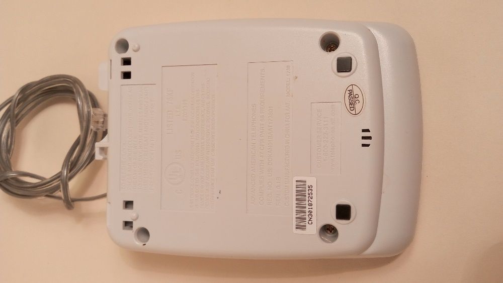 40 мин. записи! Цифровой автоответчик AT&T 1738 с определителем номера