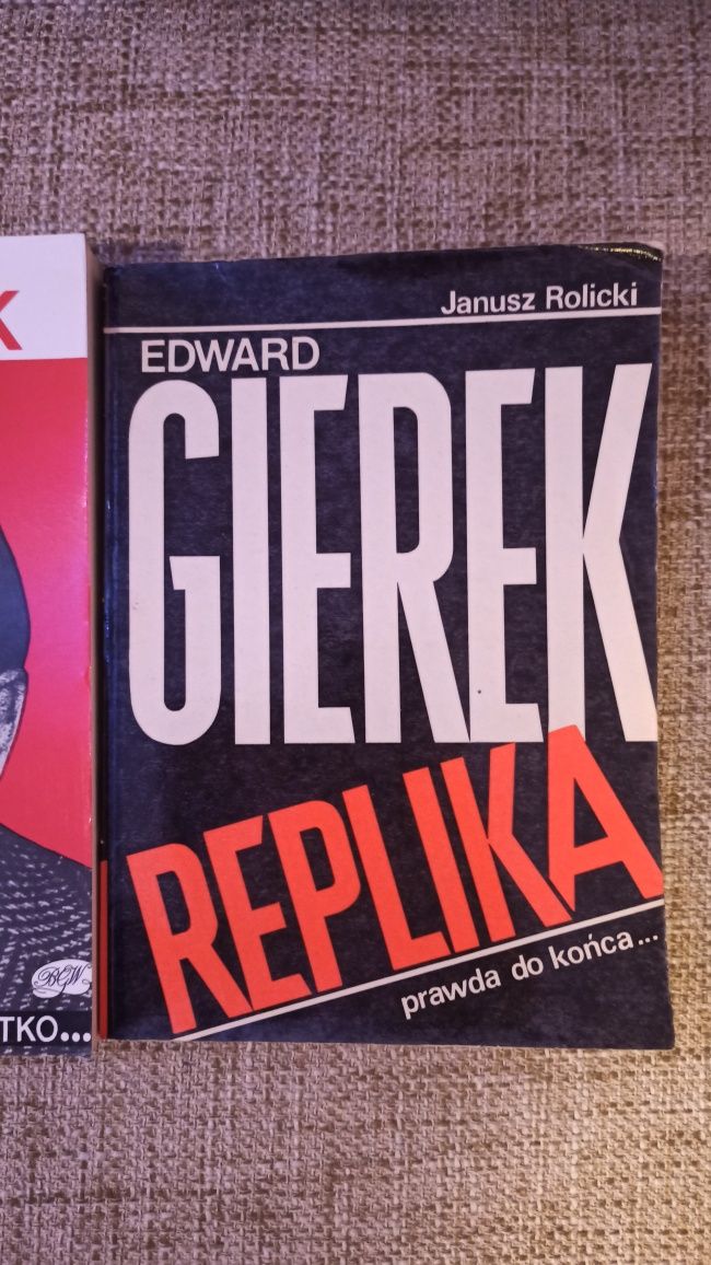 Mieczysław F. Rakowski Edward Gierek Czesław Kiszczak - 4 książki