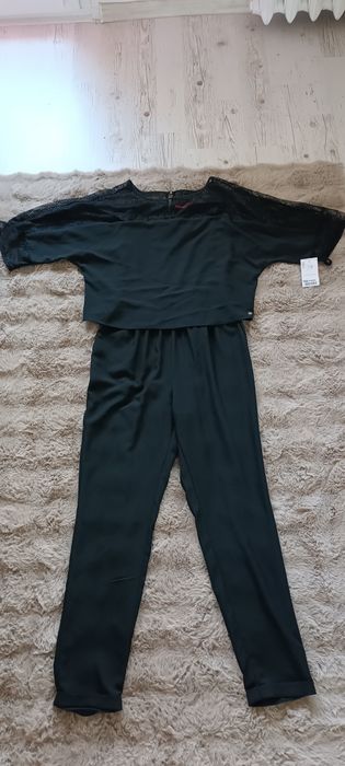 Czarny kombinezon damski elegancki nowy