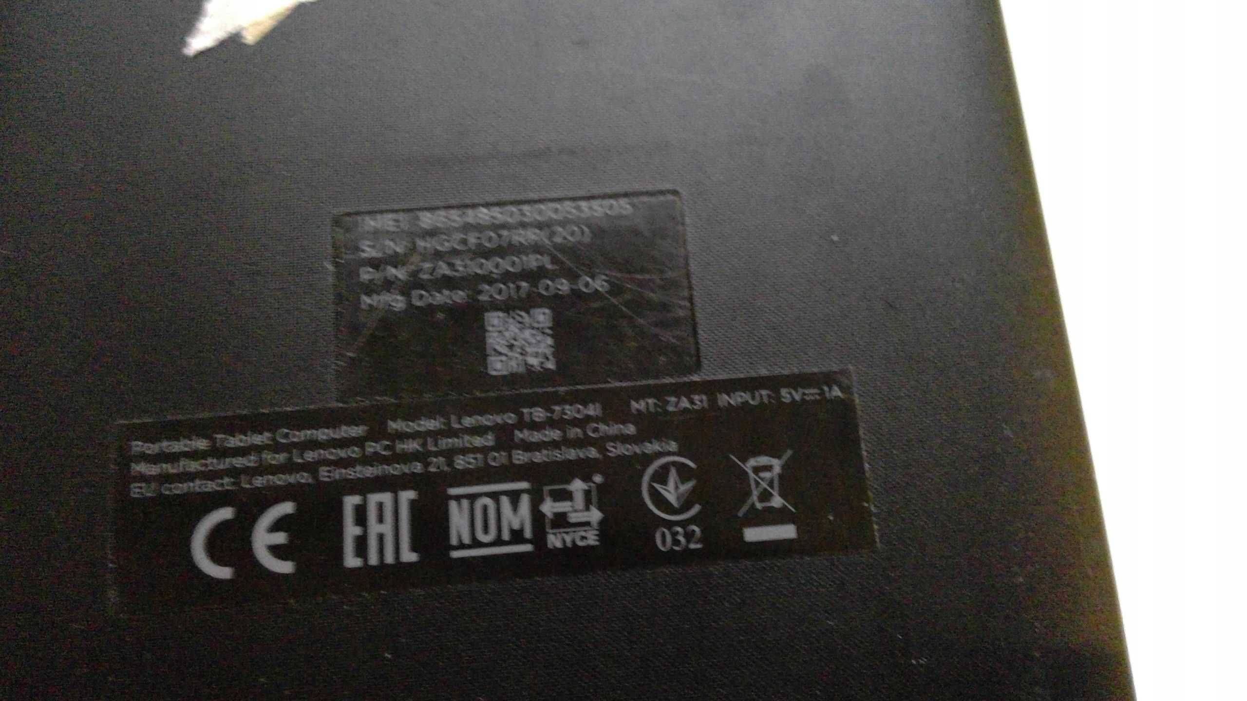 Tablet Lenovo TB-7304L L72