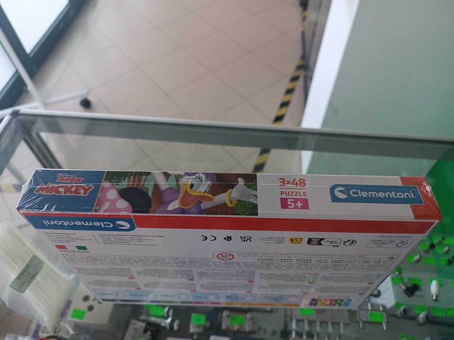 Puzzle Clementoni Mickey ClubHouse SuperColor 21x20,5cm 3x48 peças