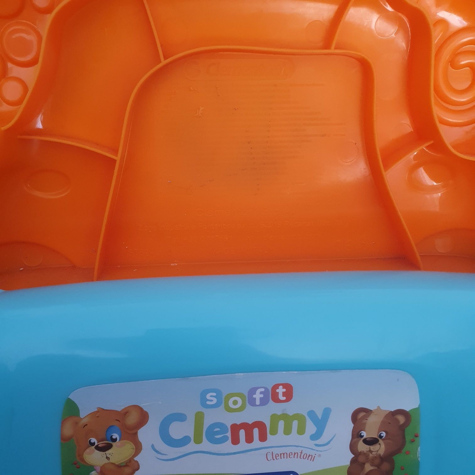 Clementoni, Baby Clemmy, Piesek, krzesełko i pojemnik, 2w1