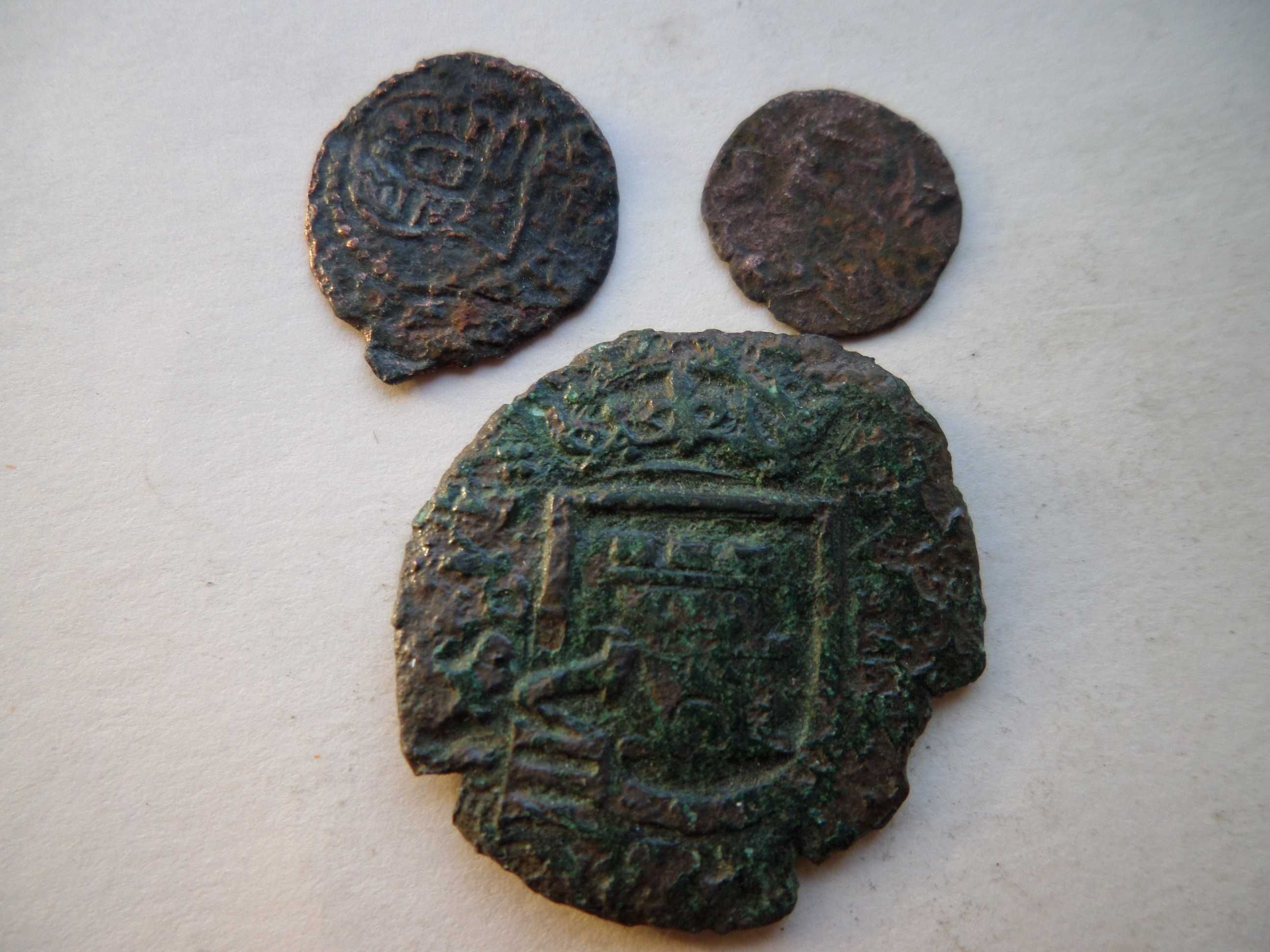 Lote 3 moedas Europeias antigas