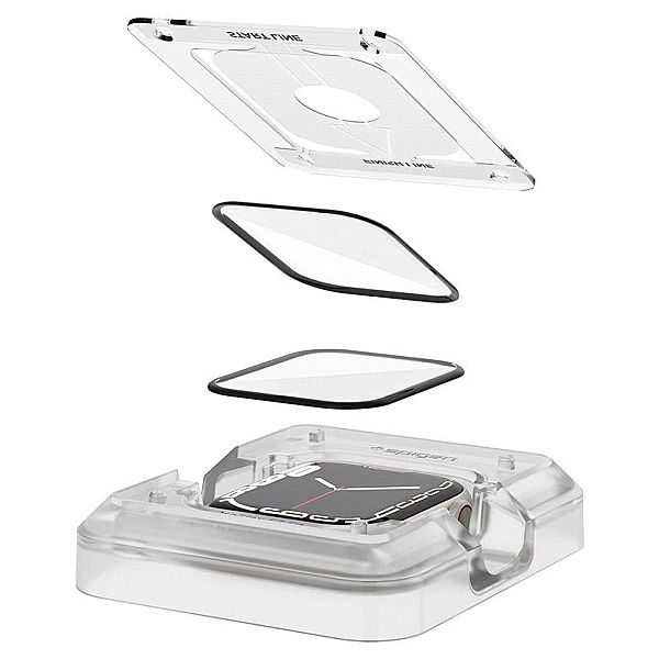 Szkło hybrydowe Spigen ProFlex EZ Fit na Apple Watch 7 / 8 (41 mm) - 2
