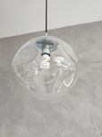 Lampa szklana kula. 2 sztuki.