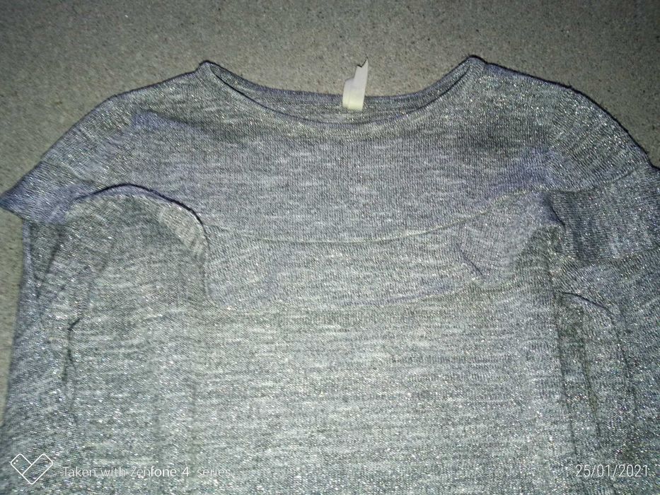 Camisola abrilhantada para menina 6/7 anos