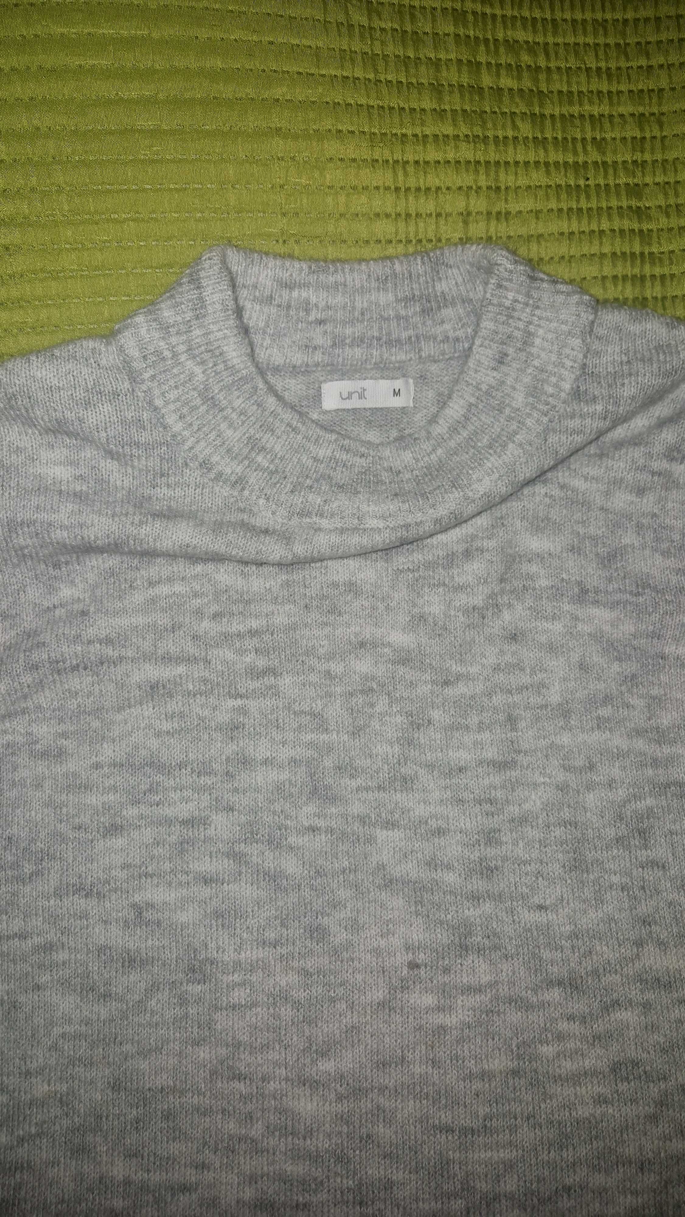 Vestido de Lã Cinzento Unit Tamanho M