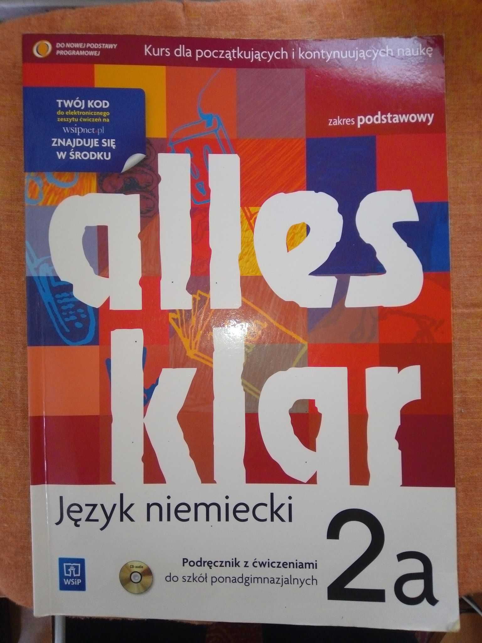 Alles Klar Język Niemiecki 2a - zakres podstawowy + płyta CD