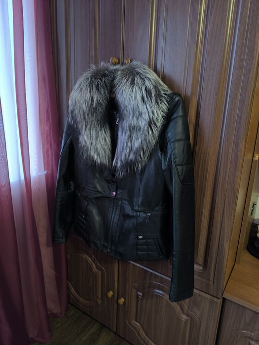 Шкіряна куртка - трансформер, ексклюзив