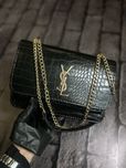 Сумка YVES SAINT LAURENT черная сумочка женская ysl клатч брендовый