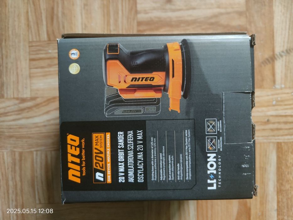 Akumulatorowa szlifierka oscylacyjna Nowa na gwarancji