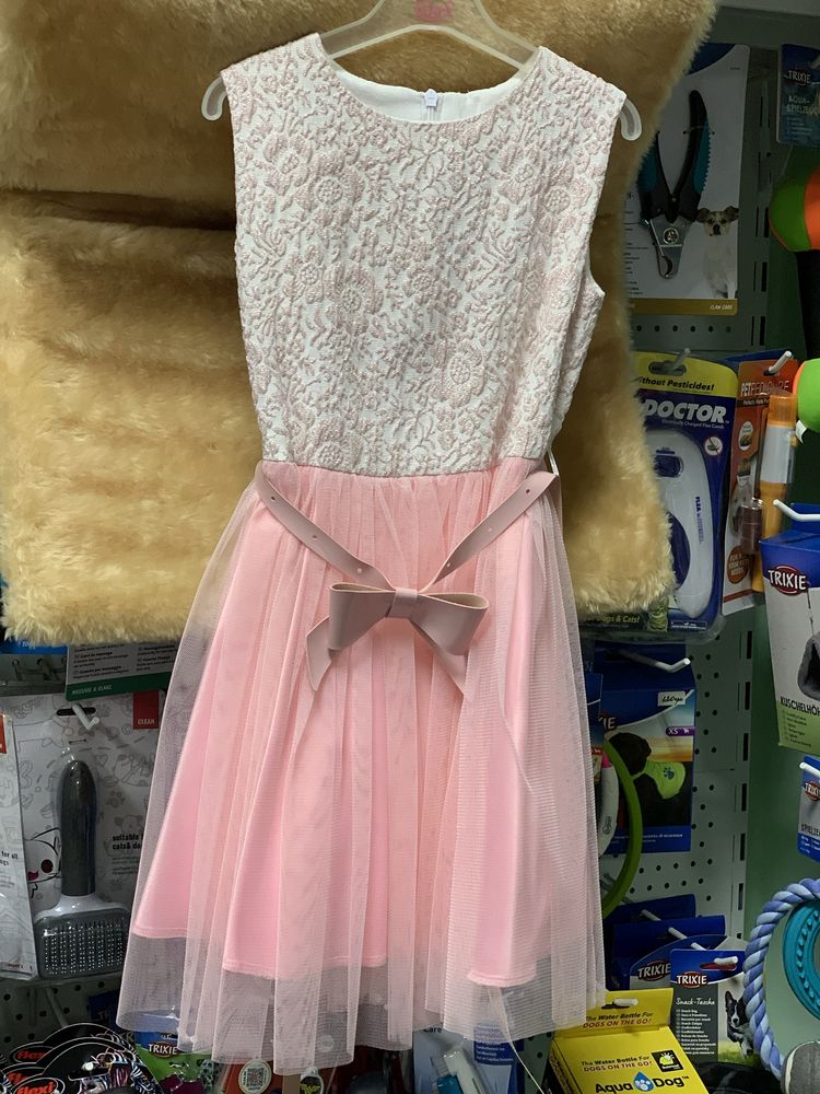 Плаття для дівчинки, ніжно рожеве, зріст 122