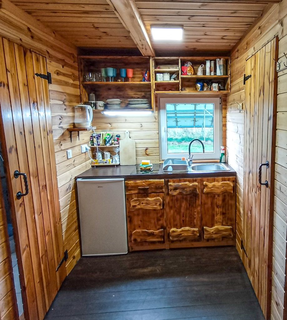 Domek całoroczny sauna, jacuzzi, ognisko.