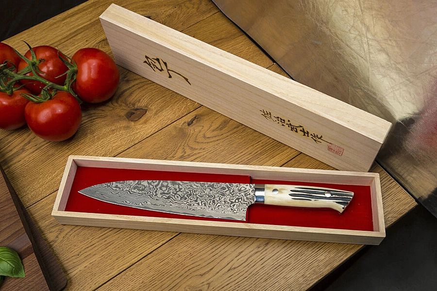 Takeshi Saji Wbb Ręcznie kuty nóż Szefa 24cm R-2