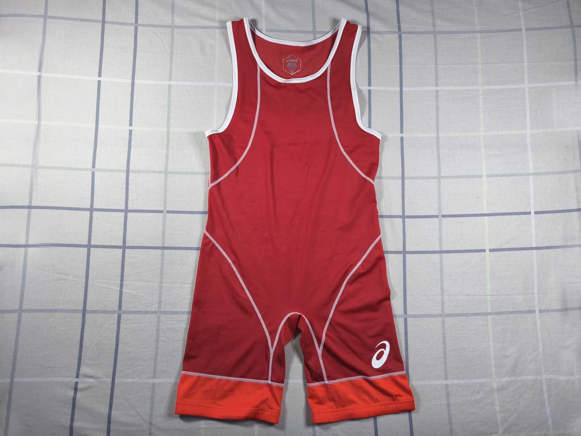Трико чоловіче борцівське Asics WRESTLING SINGLE, розмір L, Червоне