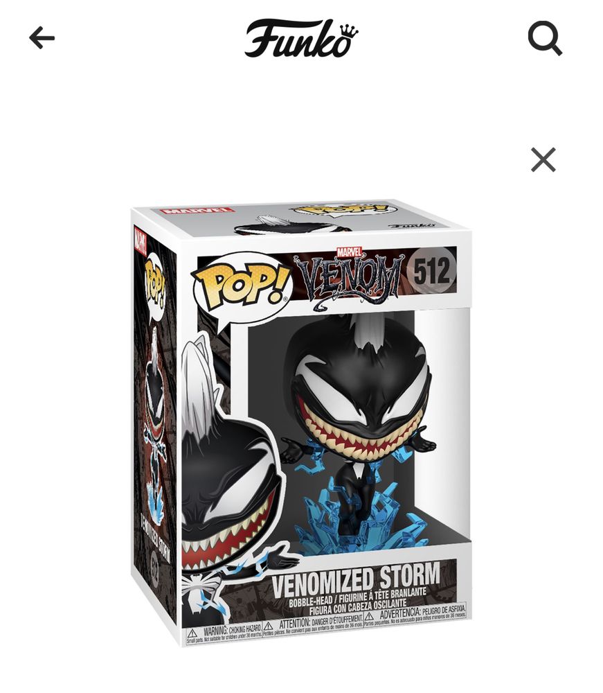 Funko Pop - Venomized Storm (512)