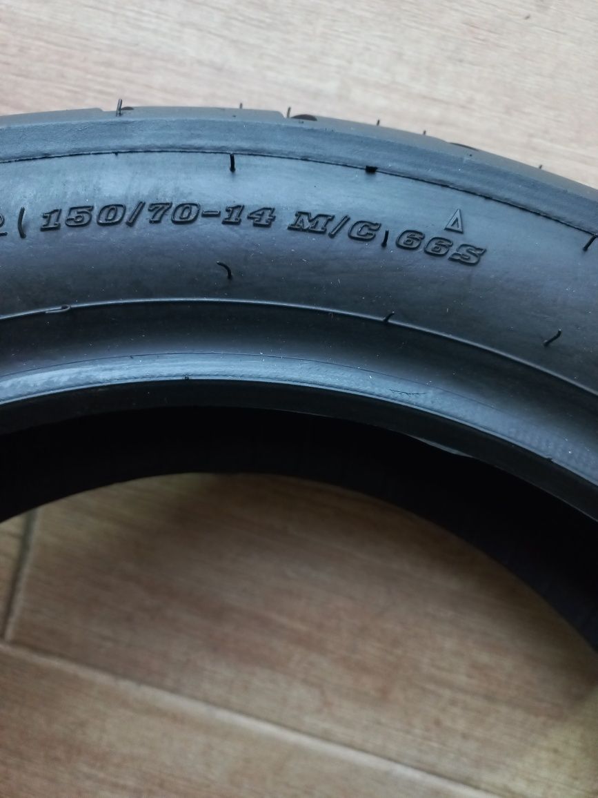 pneu novo  mota 150/70 jante 14 dunlop scootline sx