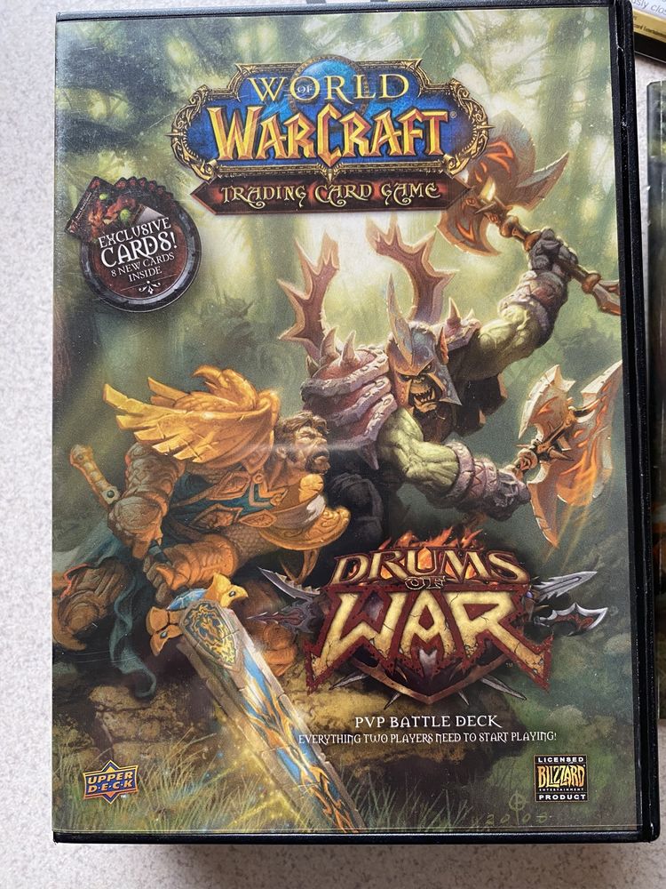 World of Warcraft WoW Drums of War battle deck karty 89 3 duze karty