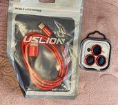 Провод Usb-type-C. Защитные стекла на айфон 14 Pro/Pro Max