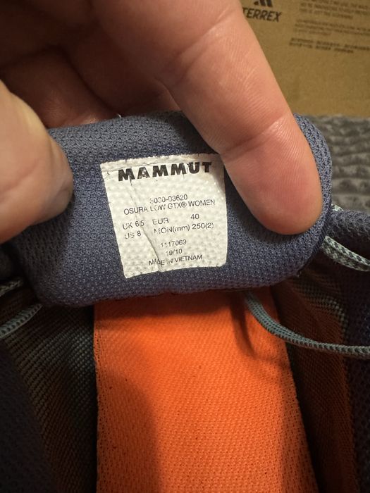 Оригінальні кросівки MAMMUT OSURA LOW gore-tex 40(25,5см)
