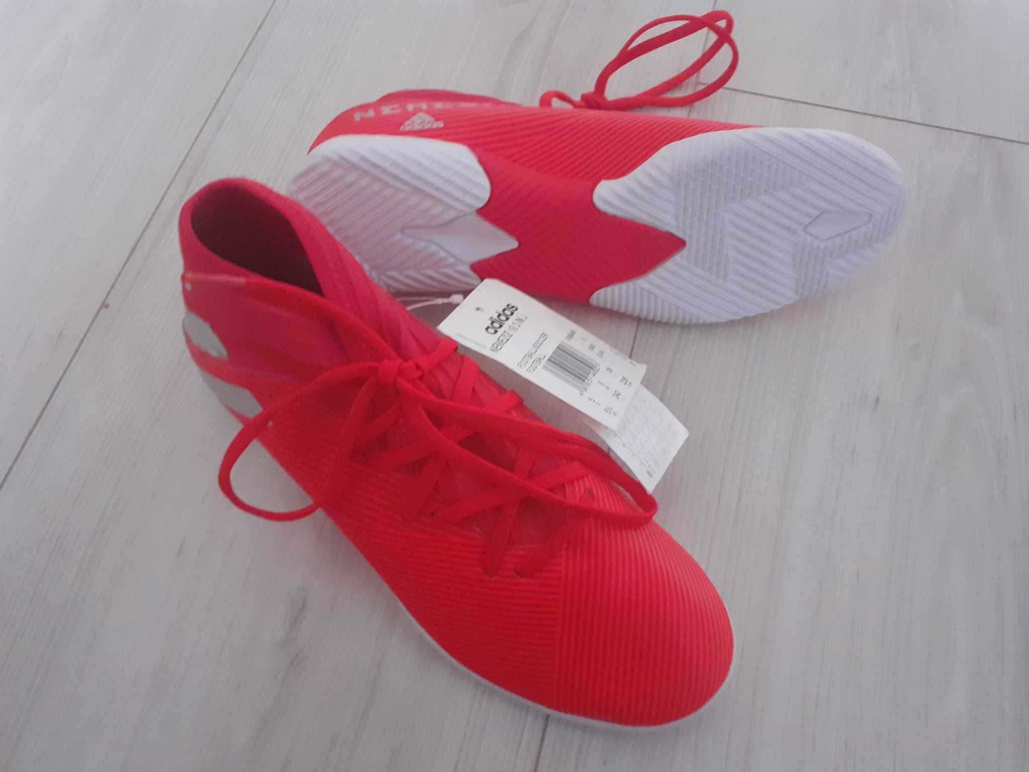 Buty piłkarskie halowe sala adidas Nemeziz 19.3 IN JR F99945 r. 38