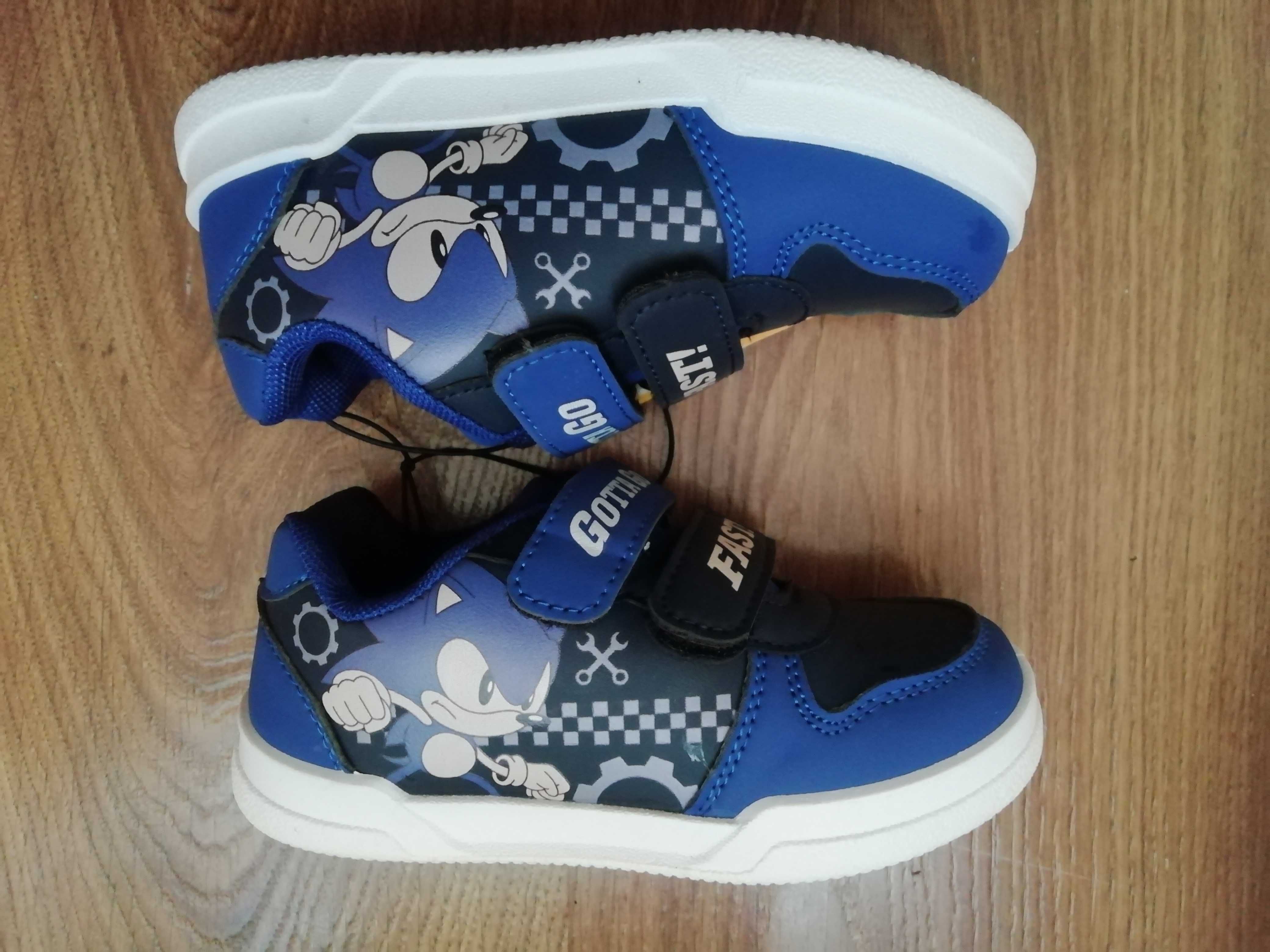 Nowe buty dziecięce rozmiar 26 dla chłopca granatowe Sonic