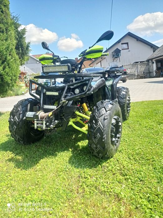Quad BARACUDA 250 BRT.wyciagarka i pług do śniegu Możliwość transportu