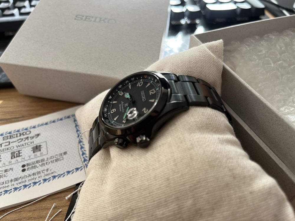 Seiko PROSPEX Alpinist Night Vision Black SPB337 Limited Edition
