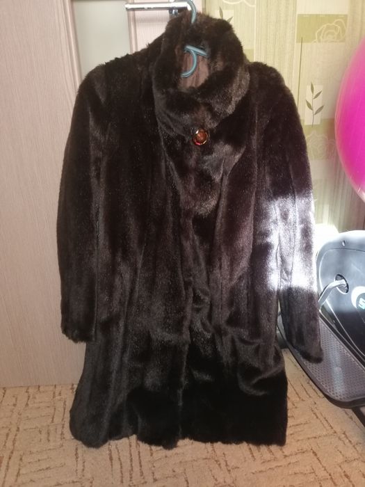 Шуба коричневая 48-50р