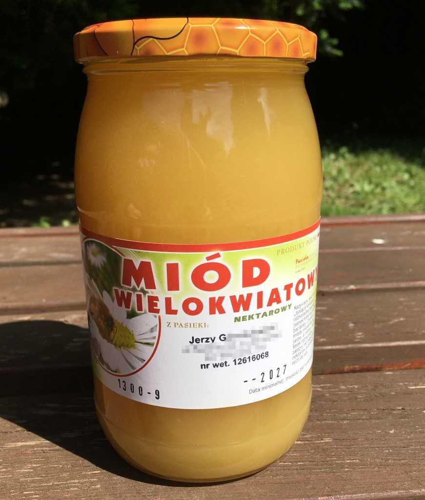 Polski prawdziwy miód wielokwiatowy 2024 odczulanie alergie pyłki