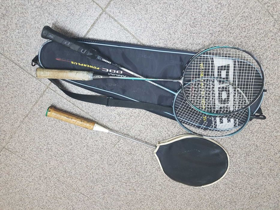 Prince, Wilson, Raquetes de Squash, tenis e badminton, lote de 13