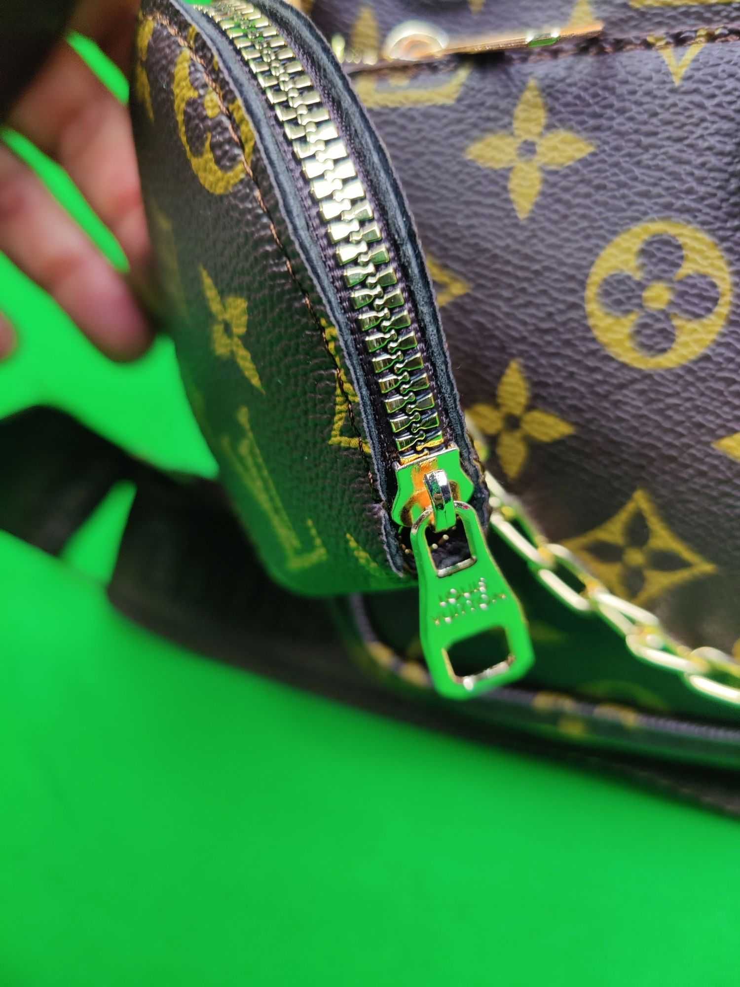 Torebka damska Louis Vuitton torba 3in1 monogram brazowy znaczek  HIT