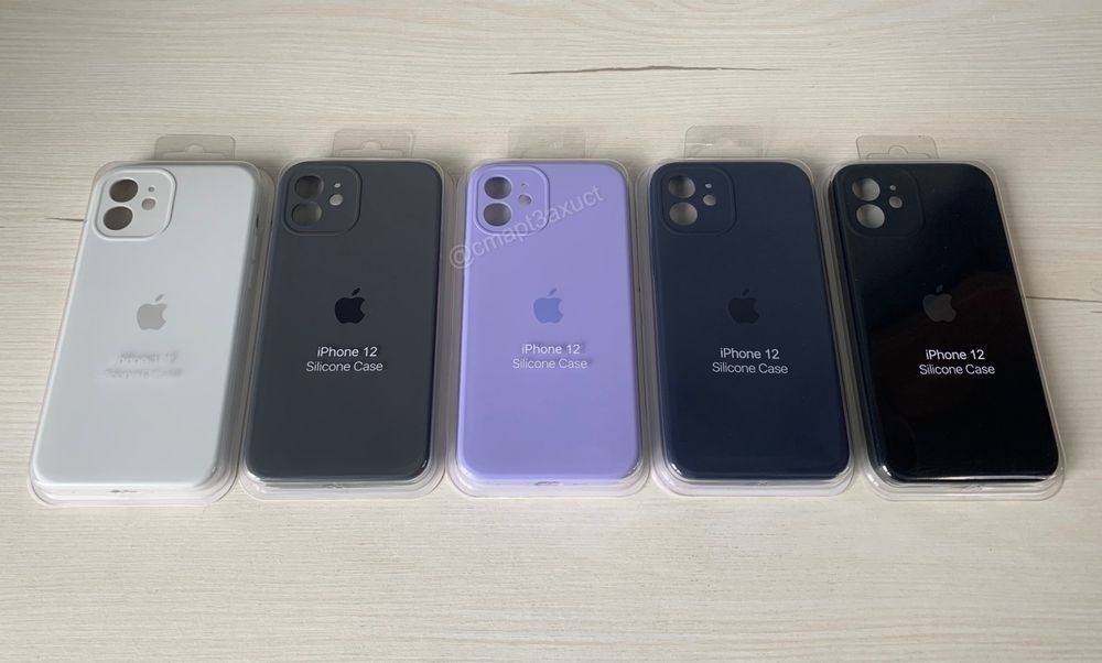 чехол Silicone case full iphone 12 силиконовый Apple 12