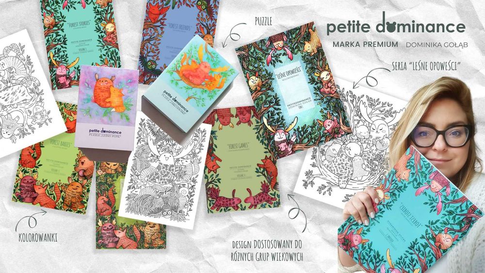 Mega pakiet 40 puzzli! „Leśny pupil” 25 el., HIT cena!